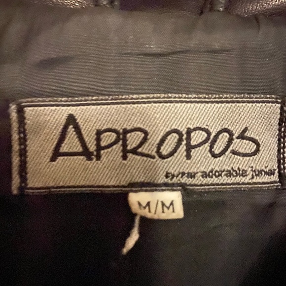 Black Leather Women's Jacket - Picture 3 of 7